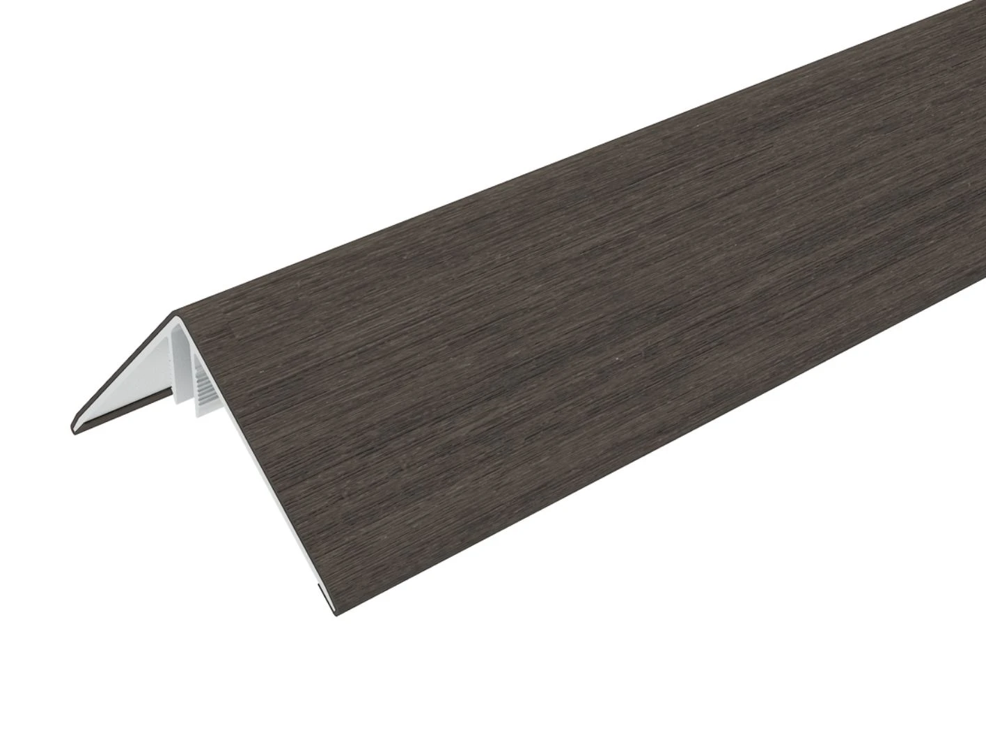 Aluminium Hoekprofiel Donkergrijs 6 x 6 cm - Lengte 300 cm - Afbeelding 1